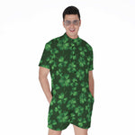 Watercolor Saint Patrick's Day Print Men's Rompers