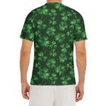 Watercolor Saint Patrick's Day Print Men's Short Sleeve Rash Guard