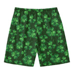 Watercolor Saint Patrick's Day Print Men's Swim Trunks