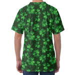 Watercolor Saint Patrick's Day Print Men's Velvet T-Shirt
