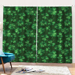 Watercolor Saint Patrick's Day Print Pencil Pleat Curtains