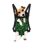 Watercolor Saint Patrick's Day Print Pet Carrier Backpack