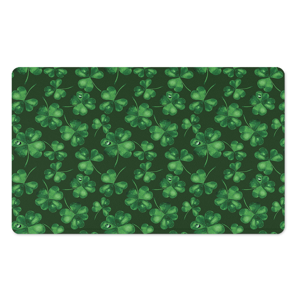 Watercolor Saint Patrick's Day Print Polyester Doormat