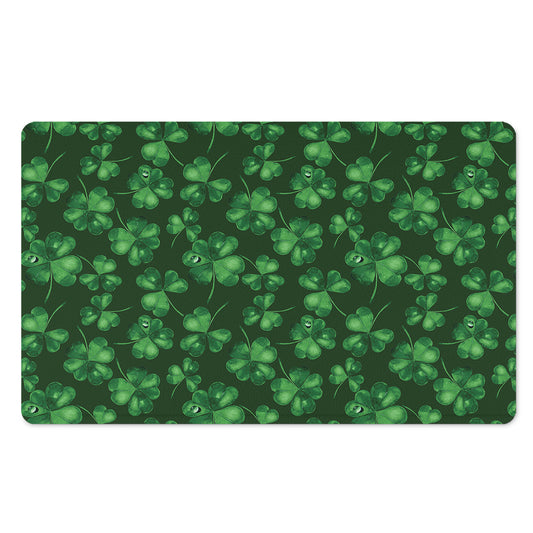 Watercolor Saint Patrick's Day Print Polyester Doormat