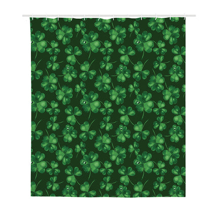 Watercolor Saint Patrick's Day Print Polyester Shower Curtain