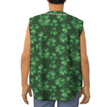 Watercolor Saint Patrick's Day Print Sleeveless Baseball Jersey
