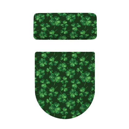 Watercolor Saint Patrick's Day Print Toilet Lid And Tank Cover Set