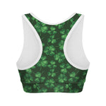 Watercolor Saint Patrick's Day Print Women's Sports Bra