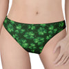 Watercolor Saint Patrick's Day Print Women's Thong