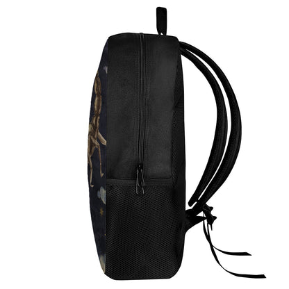 Watercolor Scorpio Zodiac Sign Print 17 Inch Backpack