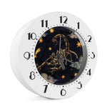 Watercolor Scorpio Zodiac Sign Print Alarm Clock