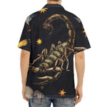 Watercolor Scorpio Zodiac Sign Print Aloha Shirt