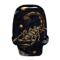 Watercolor Scorpio Zodiac Sign Print Baby Seat Cover