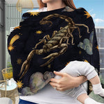 Watercolor Scorpio Zodiac Sign Print Baby Seat Cover