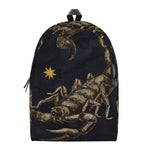 Watercolor Scorpio Zodiac Sign Print Backpack