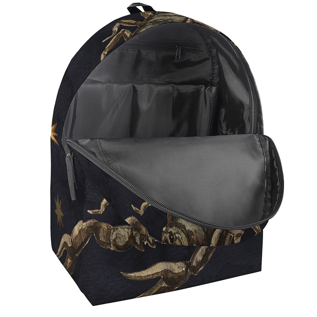 Watercolor Scorpio Zodiac Sign Print Backpack