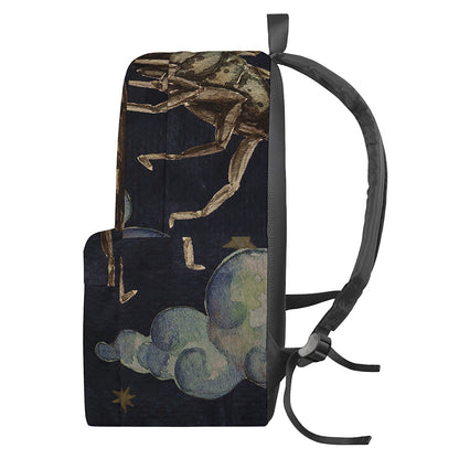Watercolor Scorpio Zodiac Sign Print Backpack