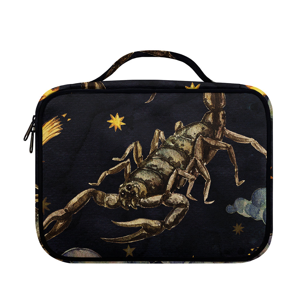 Watercolor Scorpio Zodiac Sign Print Briefcase Bible Bag