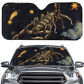 Watercolor Scorpio Zodiac Sign Print Car Windshield Sun Shade