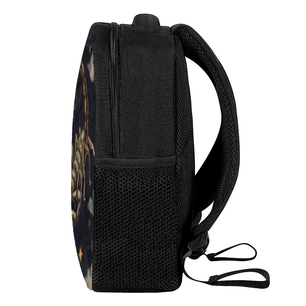Watercolor Scorpio Zodiac Sign Print Casual Backpack