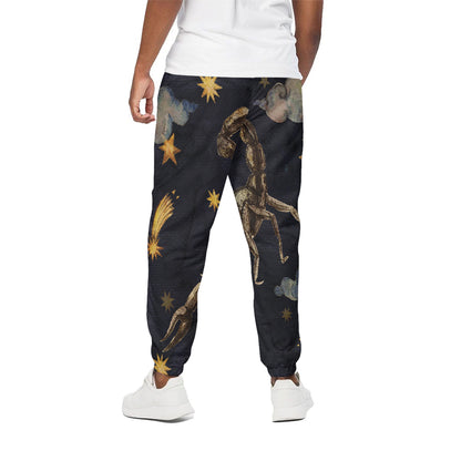 Watercolor Scorpio Zodiac Sign Print Cotton Pants