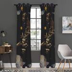 Watercolor Scorpio Zodiac Sign Print Curtain