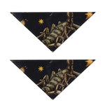 Watercolor Scorpio Zodiac Sign Print Dog Bandana