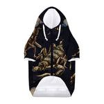 Watercolor Scorpio Zodiac Sign Print Dog Zip Up Hoodie