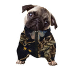 Watercolor Scorpio Zodiac Sign Print Dog Zip Up Jacket