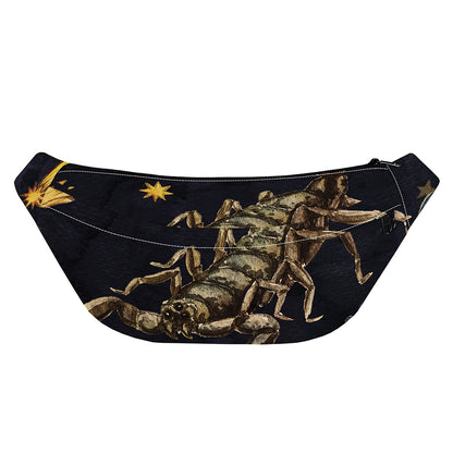 Watercolor Scorpio Zodiac Sign Print Fanny Pack