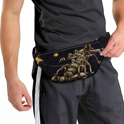 Watercolor Scorpio Zodiac Sign Print Fanny Pack