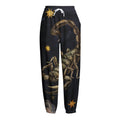 Watercolor Scorpio Zodiac Sign Print Fleece Lined Knit Pants