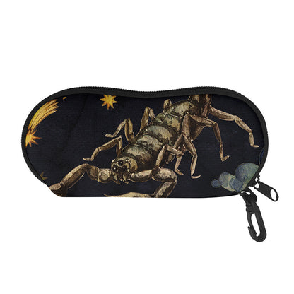 Watercolor Scorpio Zodiac Sign Print Glasses Case