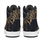 Watercolor Scorpio Zodiac Sign Print High Top Leather Sneakers