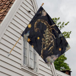 Watercolor Scorpio Zodiac Sign Print House Flag