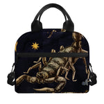 Watercolor Scorpio Zodiac Sign Print Insulated Lunch Bag