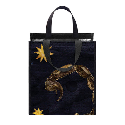 Watercolor Scorpio Zodiac Sign Print Insulated Lunch Tote