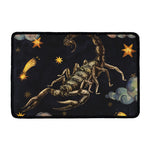 Watercolor Scorpio Zodiac Sign Print Kitchen Mat