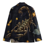 Watercolor Scorpio Zodiac Sign Print Men's Blazer