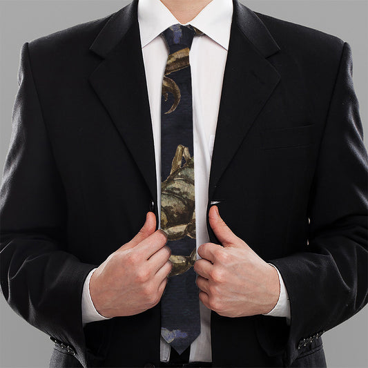 Watercolor Scorpio Zodiac Sign Print Necktie