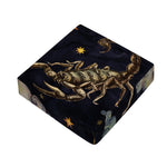 Watercolor Scorpio Zodiac Sign Print Outdoor Seat Cushion Cover