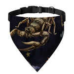 Watercolor Scorpio Zodiac Sign Print Over The Collar Dog Bandana