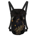 Watercolor Scorpio Zodiac Sign Print Pet Carrier Backpack