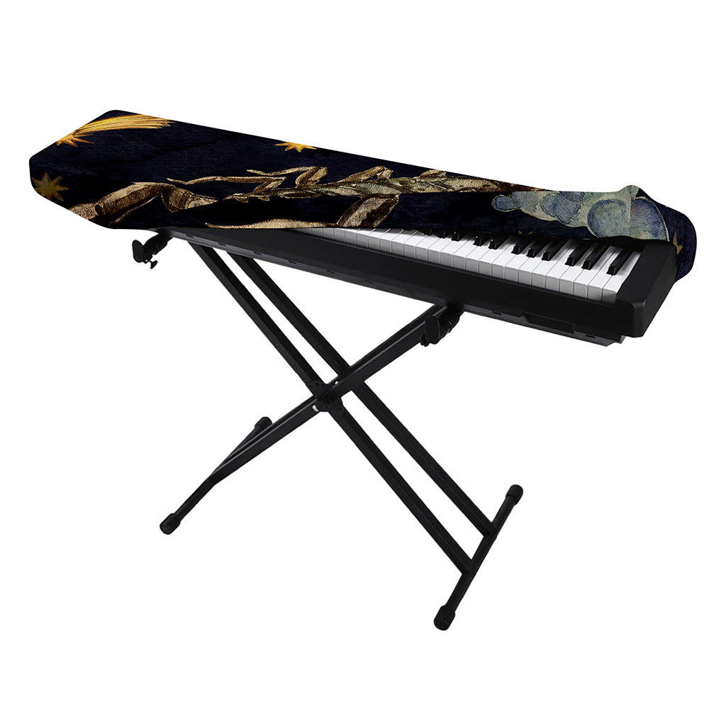 Watercolor Scorpio Zodiac Sign Print Piano Keyboard Cover