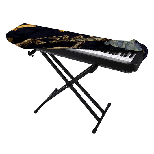 Watercolor Scorpio Zodiac Sign Print Piano Keyboard Cover