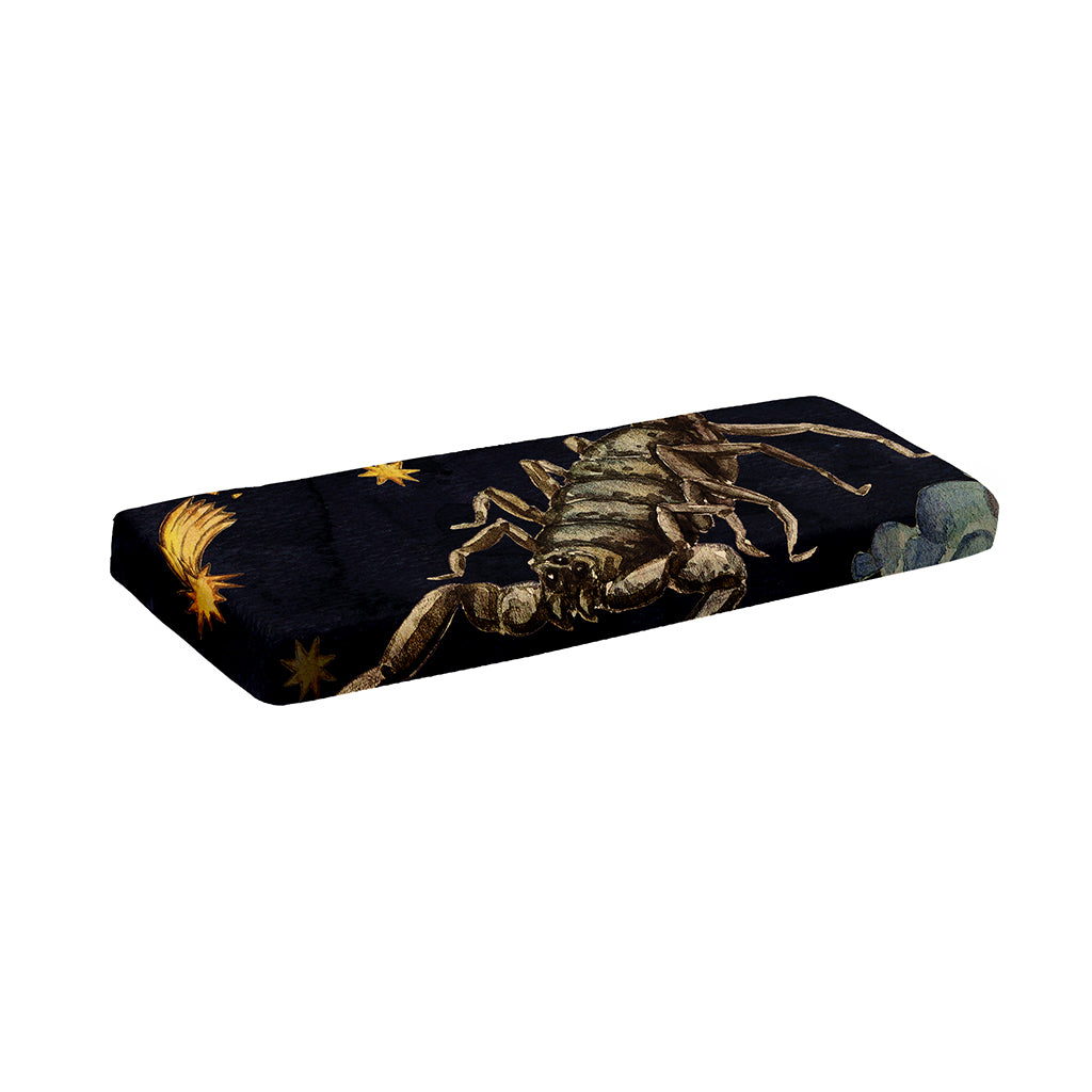 Watercolor Scorpio Zodiac Sign Print Piano Keyboard Cover