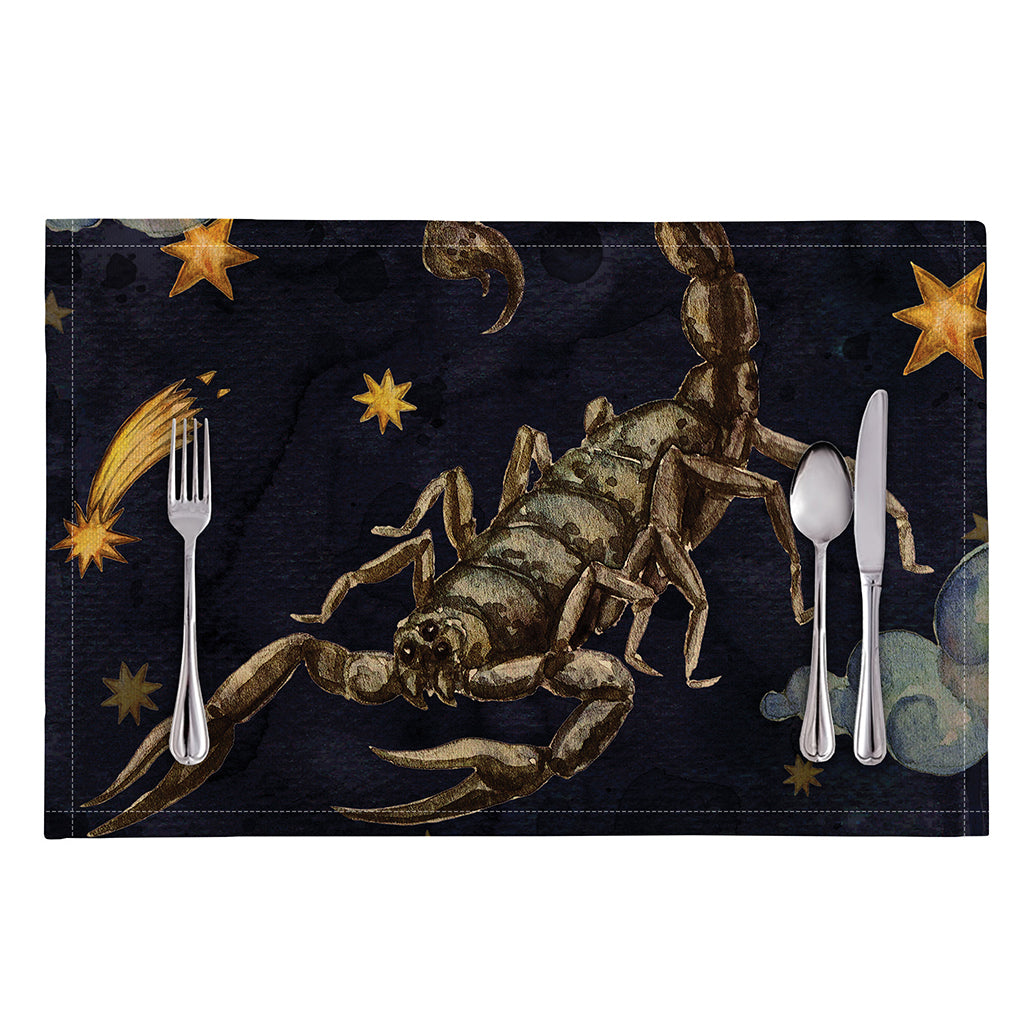 Watercolor Scorpio Zodiac Sign Print Placemat