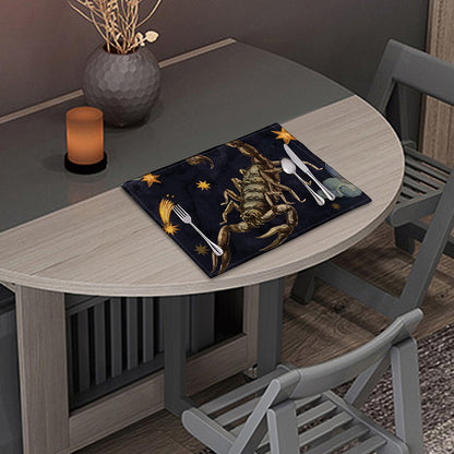 Watercolor Scorpio Zodiac Sign Print Placemat
