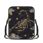 Watercolor Scorpio Zodiac Sign Print Rectangular Crossbody Bag