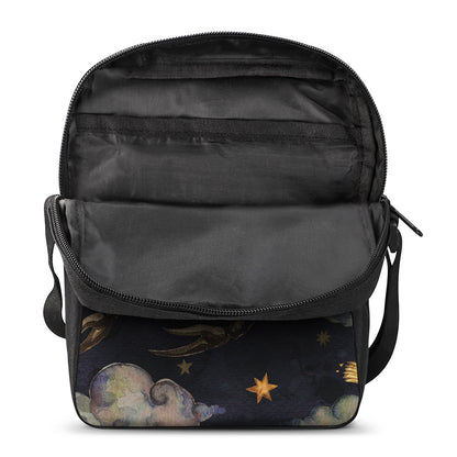 Watercolor Scorpio Zodiac Sign Print Rectangular Crossbody Bag